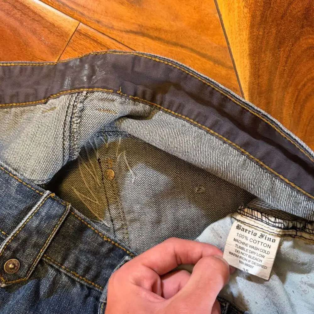 Y2K Baggy Wings Back Pocket Vintage Jessie Pinkman Skater Grunge Baggy Jeans